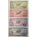 TONGA 1978 . ONE 1 - TEN 10 PA' ANGA BANKNOTES . SPECIMEN